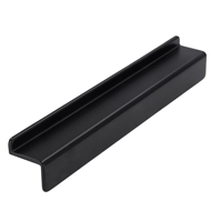 Cabinet Handle - 150mm - Matt Black Fin