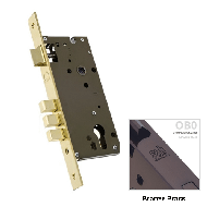 Mortise Lock Body - 85x45mm - Bronze Br