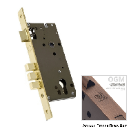 Mortise Lock Body - 85x45mm - Antique B