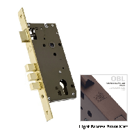 Mortise Lock Body - 85x45mm - Light Bro