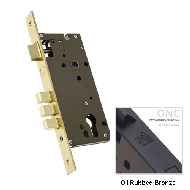 Mortise Lock Body - 85x45mm - Oil Rubbe