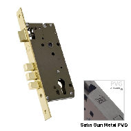 Mortise Lock Body - 85x45mm - Satin Gun