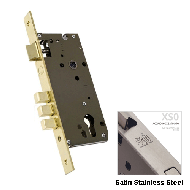 Mortise Lock Body - 85x45mm - Satin Sta