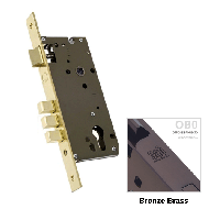 Mortise Lock Body - 85x50mm - Bronze Br