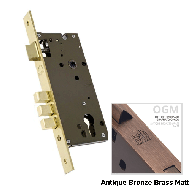 Mortise Lock Body - 85x60mm - Antique B