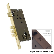Mortise Lock Body - 85x60mm - Light Bro