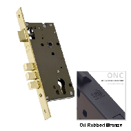 Mortise Lock Body - 85x60mm - Oil Rubbe