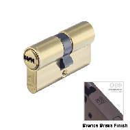 Cylinder Lock - LxL - 60mm - Bronze Bra