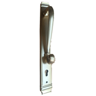 Door Pull Handle on Plate, Handle Size 