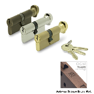 Cylinder Lock - LxK - 90mm One Side Kno