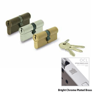 Cylinder Lock - LxL - 70mm - Bright Chr