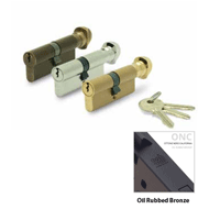 Cylinder Lock - LxK - 60mm - Oil Rubbed