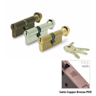 Cylinder Lock - LxK - 70mm - Satin Copp