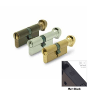 Cylinder Lock - 70mm - CoinxKnob - Matt