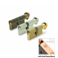 Cylinder Lock - 90mm - CoinxKnob - 24K 
