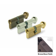 Cylinder Lock - 90mm - CoinxKnob - Bron