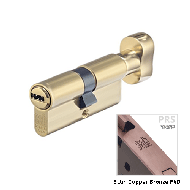 Cylinder Lock - 60mm - LxK - Satin Copp