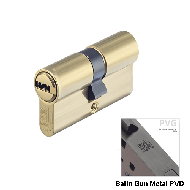 Cylinder Lock - LxL - 60mm  - Satin Gun