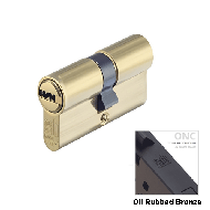 Cylinder Lock - LxL - 90mm - Oil Rubbed