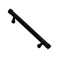 Cabinet Handle - 160MM - Matt Black Fin