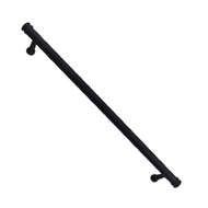 Cabinet Handle - 320MM - Matt Black Fin