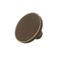 Round Cabinet Knob - 30MM - Vintage Gol