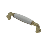 Cabinet Handle - 96mm - Bright Brass wi