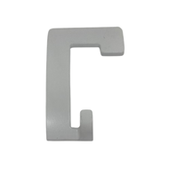 Decorative Hook - Matt White Finish