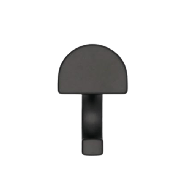 Decorative Hook - Matt Black Finish