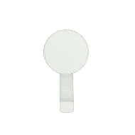 Decorative Hook - Matt White Finish