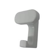 Decorative Hook - Matt White Finish
