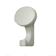 Decorative Hook - Matt White Finish