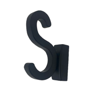 Decorative Hook - Matt Black Finish