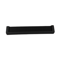 Cabinet Handle - 128mm - Matt Black Fin