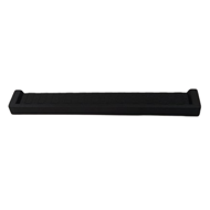 Cabinet Handle - 160mm - Matt Black Fin