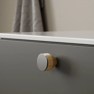 MELURA Wooden Cabinet Knob - 30mm - Oak