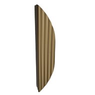 Round Door Pull Handle - 500mm - Alumin
