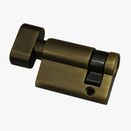 Half Cylinder Lock - with One Side Knob