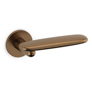 Dolmen Door Lever Handle With Yale Key 