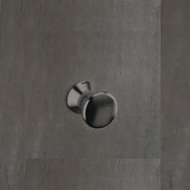 Basel Door Knob With Key Hole - Bright 