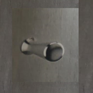 Basel Door Knob With Key Hole - Bright 