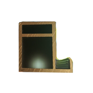 Unipro Hinged Profile for Left Door - 3