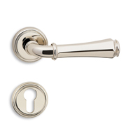 PITTI Lever Handle on Rose - Polished N