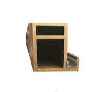 Unipro Hinged Profile - 3000mm - Coffee