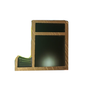 Unipro Hinged Profile For Right Door - 