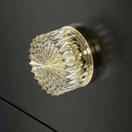 RAY Pull Crystal Knob - Clear/Polished 