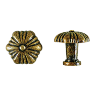 Cabinet Knob - 34mm - Antique Bronze Fi