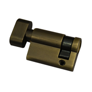 Half Cylinder Lock with Knob - 50mm (40