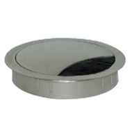 Cable Manager Outlet Zamak - Stainless