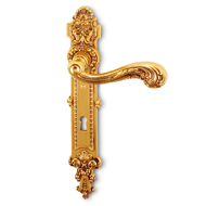 VIENNA  Lever  Handle on Plate - Polish
